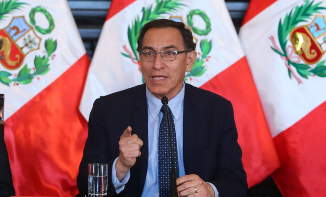 Martín Vizcarra asegura dejar la presidencia de Perú “con la frente en alto